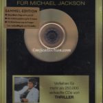 Gold Award – Thriller – Special Edition – CD Album – 2006 (Germany)