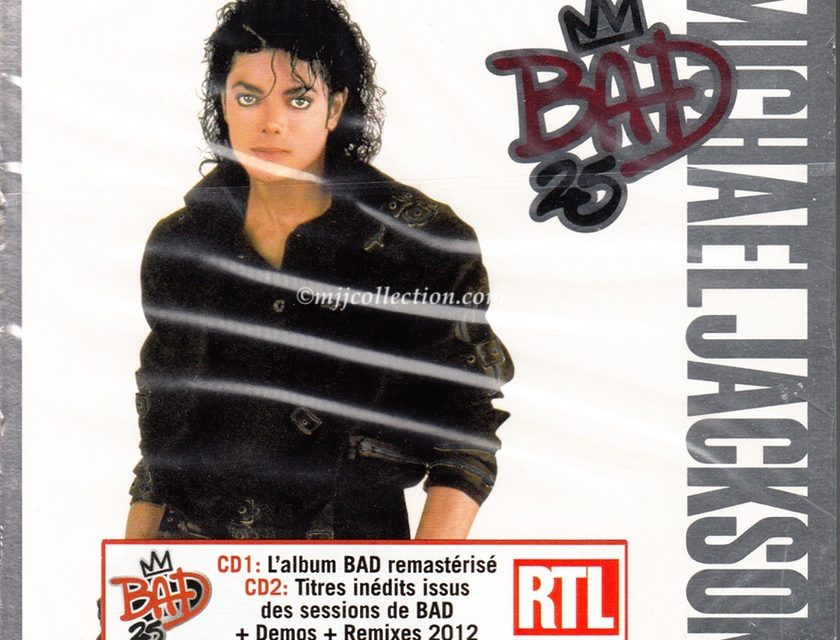 Bad 25 Anniversary Edition – 2 CD Set – CD Album – 2012 (France)