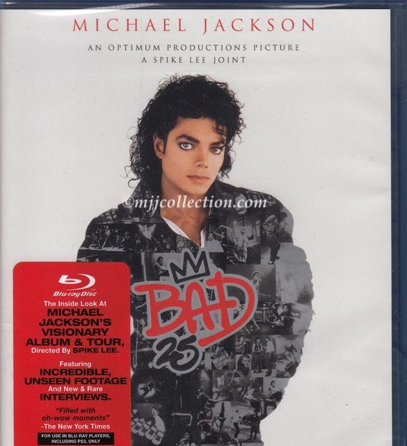 Bad 25 Anniversary – Spike Lee’s Documentary – Blu-ray Disc – 2013 (USA)
