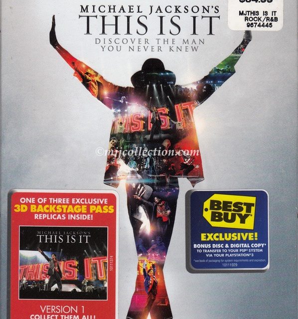 This Is It – 2 Disc Limited Edition – Backstage Pass – Version 1 – Blu-ray Disc – 2010 (USA)