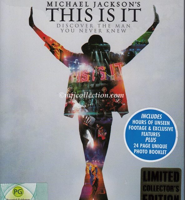 This Is It – Limited Collector’s Edition – 24 Page Photo Booklet – Steelbook – Blu-ray Disc – 2010 (Singapore)