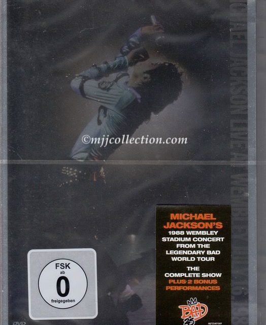Live at Wembley July 16, 1988 – Bad 25 Issue – 1st Print – DVD – 2012 (Germany)