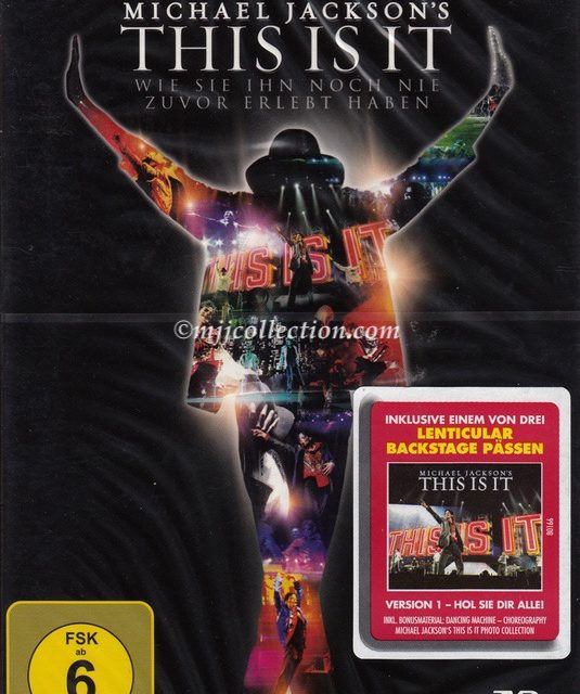 This Is It – 2 Disc Special Edition – 3D Backstage Pass – Version 1 – DVD – 2010 (Germany)