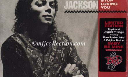 I Just Can’t Stop Loving You – Bad 25 Issue – Limited Edition – Individually Numbered #0012 – 7″ Single – 2012 (USA)